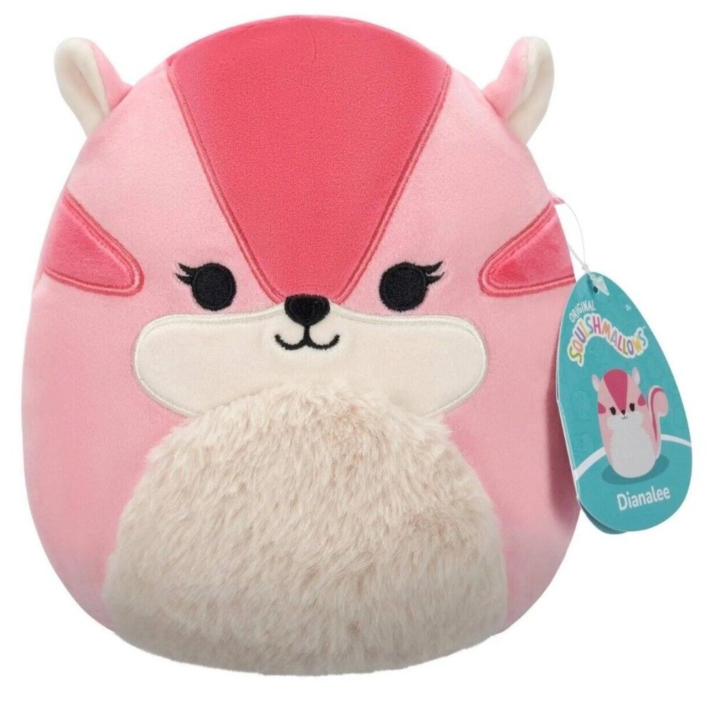 Squishmallows Collection Wildlife Dianalee the Squirrel  10” NWT